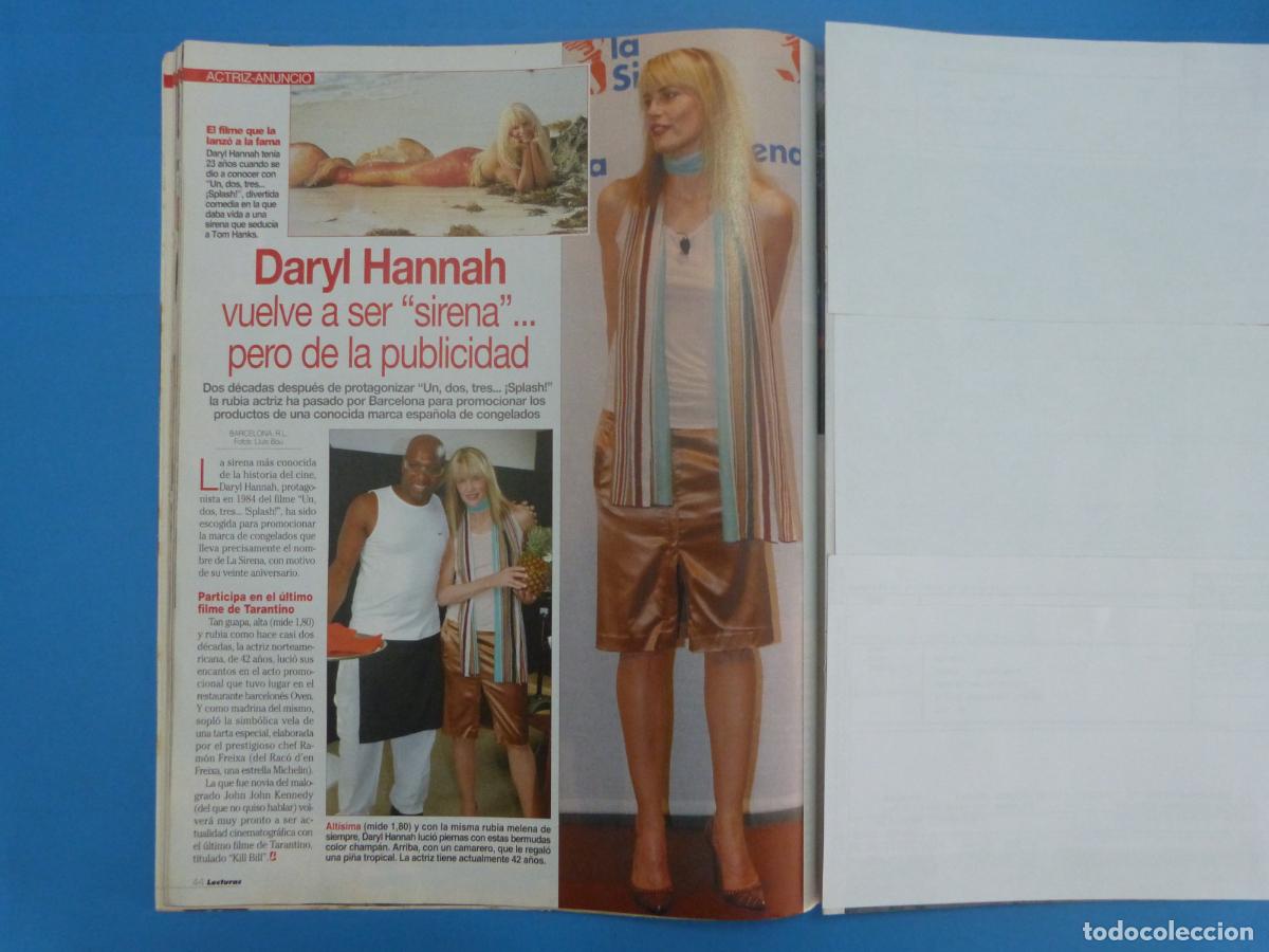 Coleccionismo de Revistas: RECORTE CLIPPING DARYL HANNAH REVISTA LECTURAS N&ordm; 2670 PAG. 44