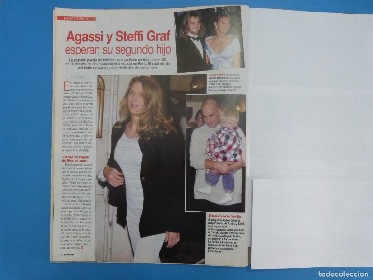 Coleccionismo de Revistas: RECORTE CLIPPING AGASSI STEFFI GRAF REVISTA LECTURAS N&ordm; 2670 PAG. 78