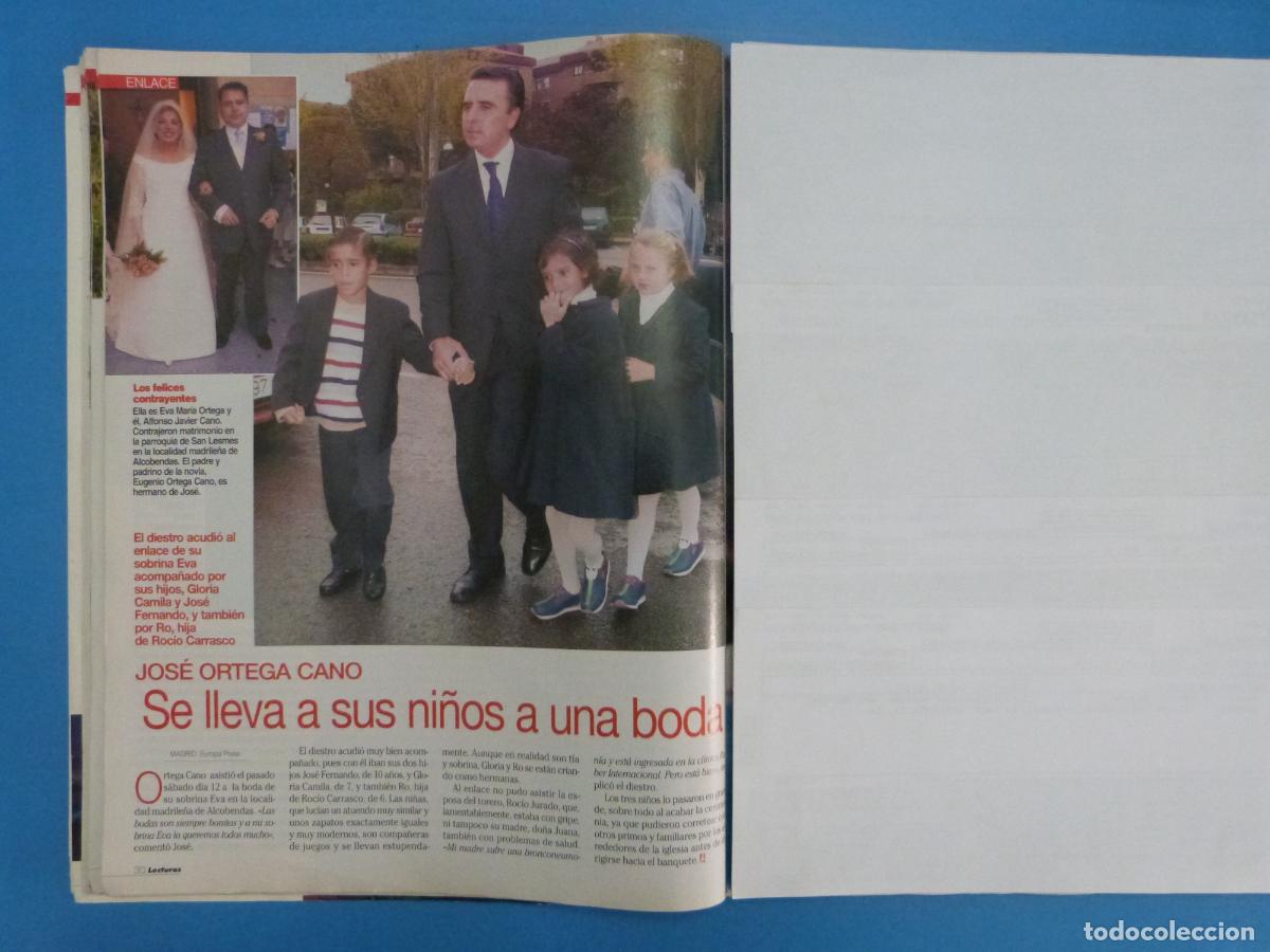 Coleccionismo de Revistas: RECORTE CLIPPING JOSE ORTEGA CANO REVISTA LECTURAS N&ordm; 2665 PAG. 30