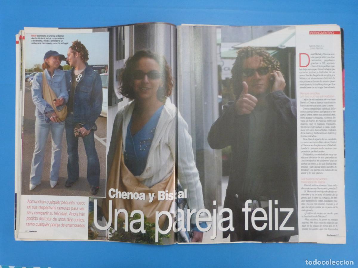 Coleccionismo de Revistas: RECORTE CLIPPING DAVID BISBAL Y CHENOA REVISTA LECTURAS N&ordm; 2665 PAG. 60-63