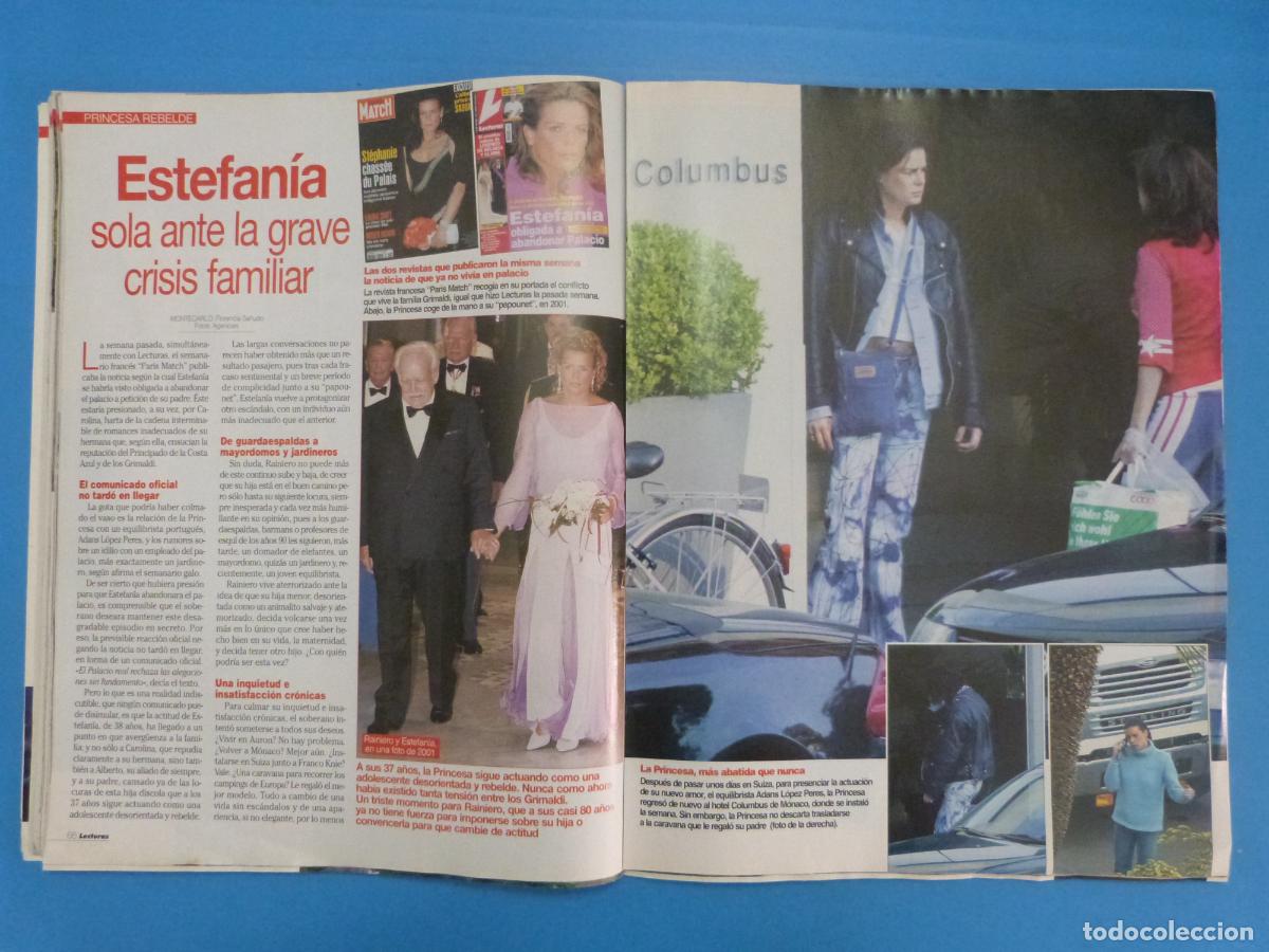 Coleccionismo de Revistas: RECORTE CLIPPING ESTEFANIA Y CAROLINA DE MONACO REVISTA LECTURAS N&ordm; 2665 PAG. 66-71