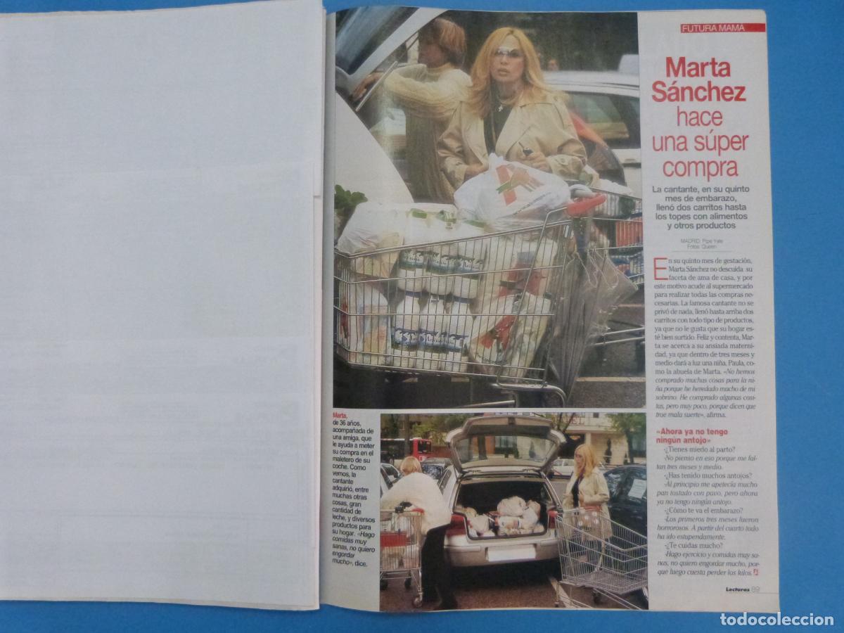 Coleccionismo de Revistas: RECORTE CLIPPING MARTA SANCHEZ REVISTA LECTURAS N&ordm; 2665 PAG. 89