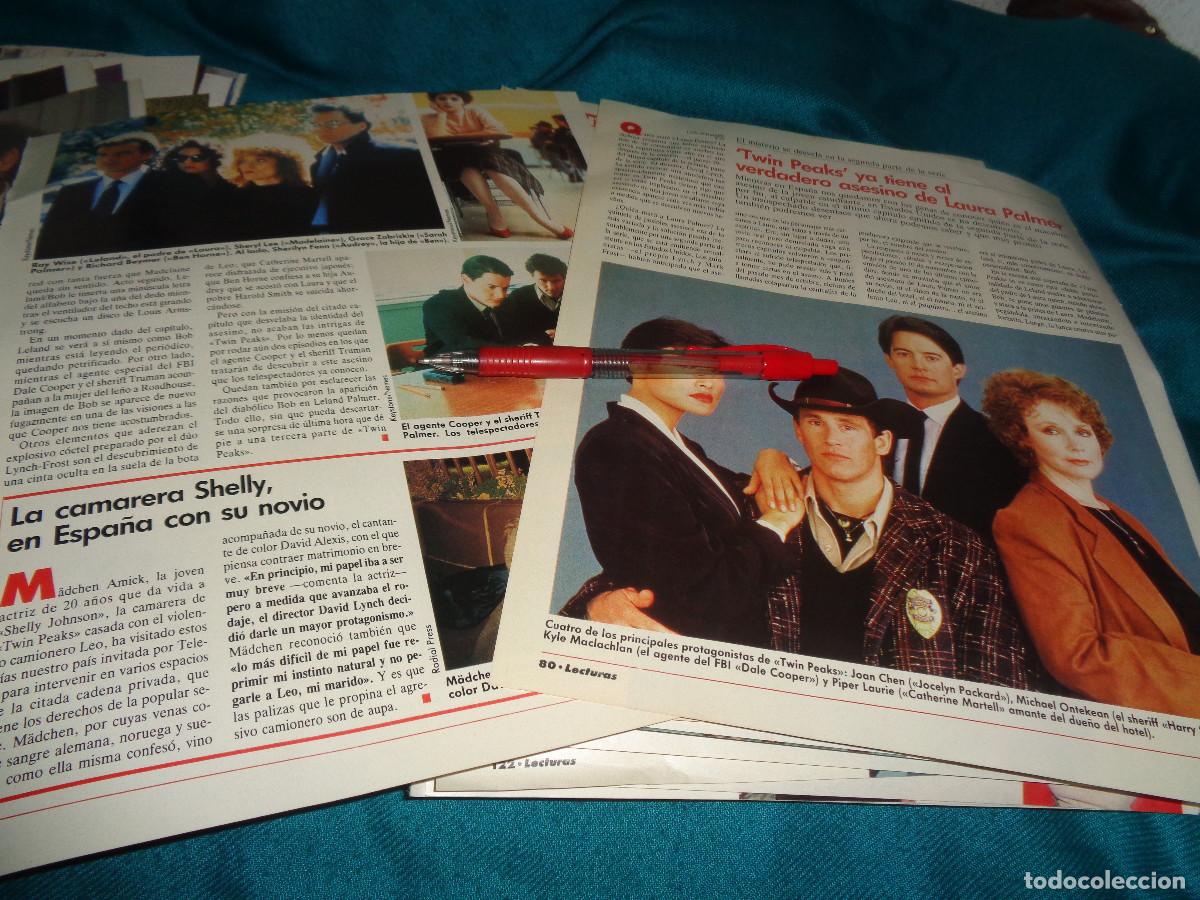 Coleccionismo de revistas: RECORTE : SERIE TWIN PEAKS : EL VERDADERO ASESINO . LECTURAS, DICBRE 1990