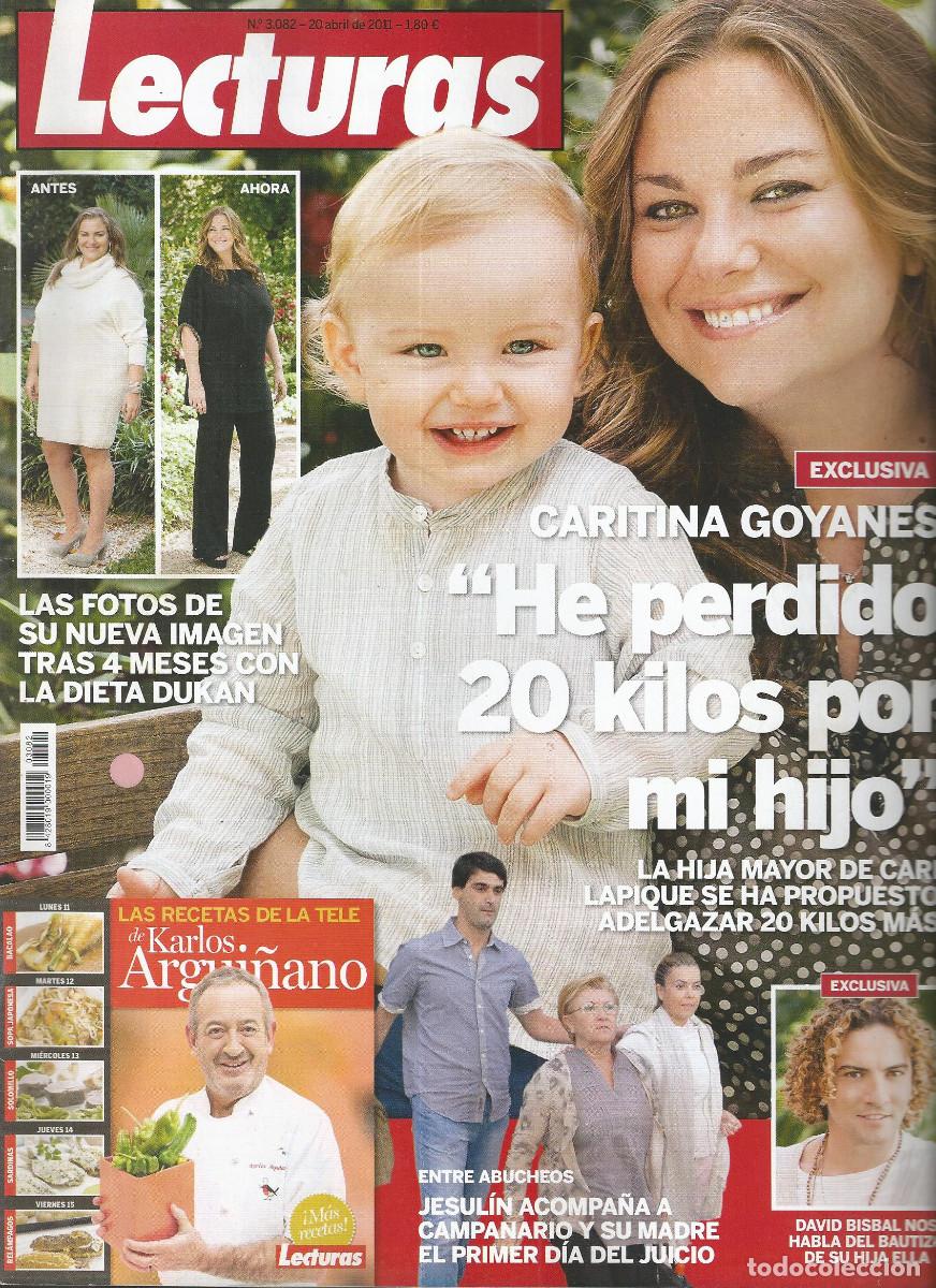 Coleccionismo de revistas: REVISTA *LECTURAS* N&ordm; 3082 - 20 ABRIL 2011 - CARITINA GOYANES, NUEVA IMAGEN, DAVID BISBAL