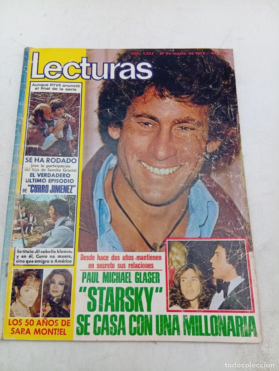 Coleccionismo de revistas: LECTURAS. N&ordm; 1354. A&Ntilde;O 1978. PAUL MICHAEL GLASER SE CASA. LOS 50 A&Ntilde;OS DE SARA MONTIEL. LUCIA... LEER