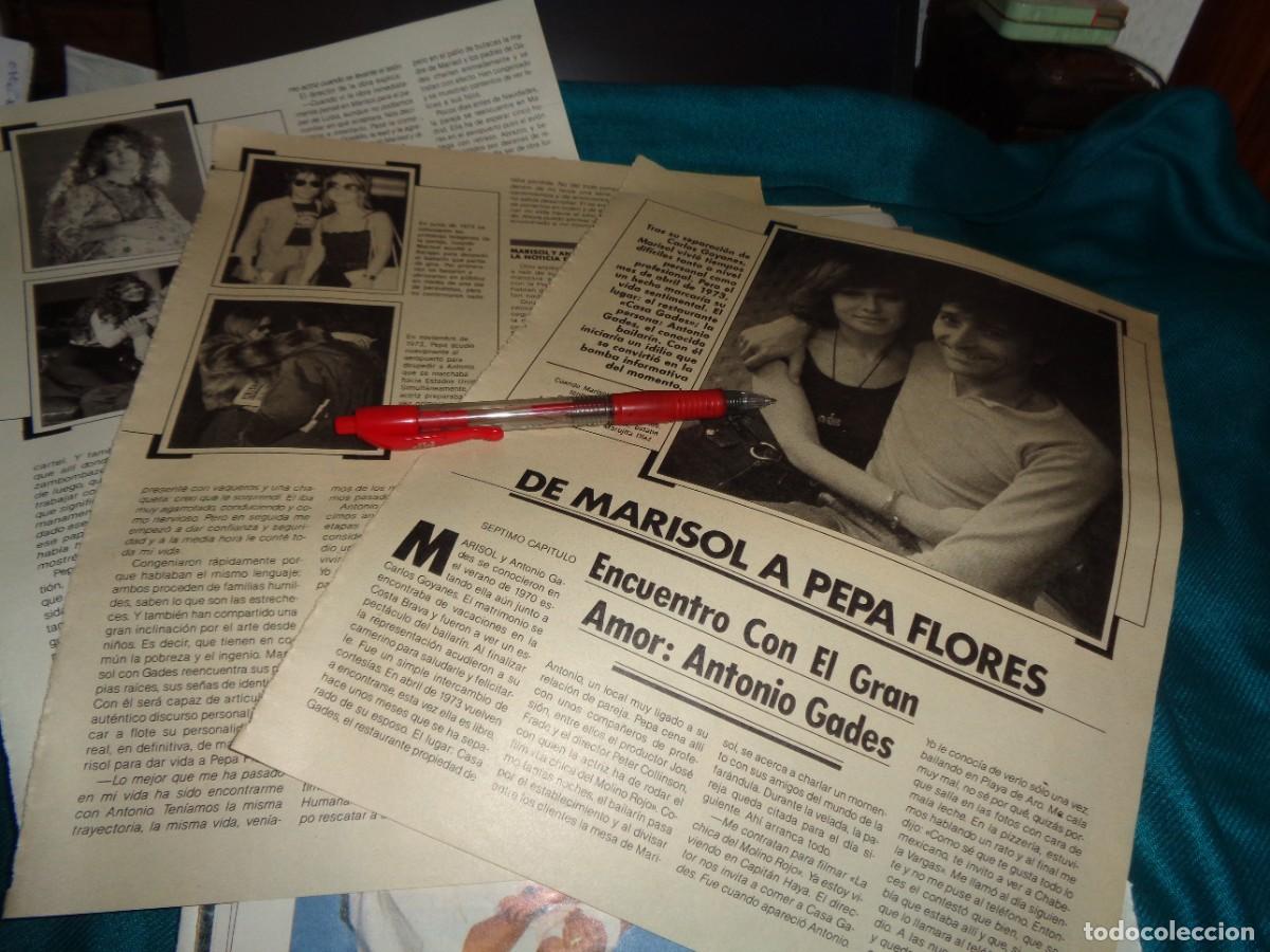 Coleccionismo de revistas: RECORTE : DE MARISOL A PEPA FLORES. CAP. 7&ordm;. LECTURAS, MARZO 1988
