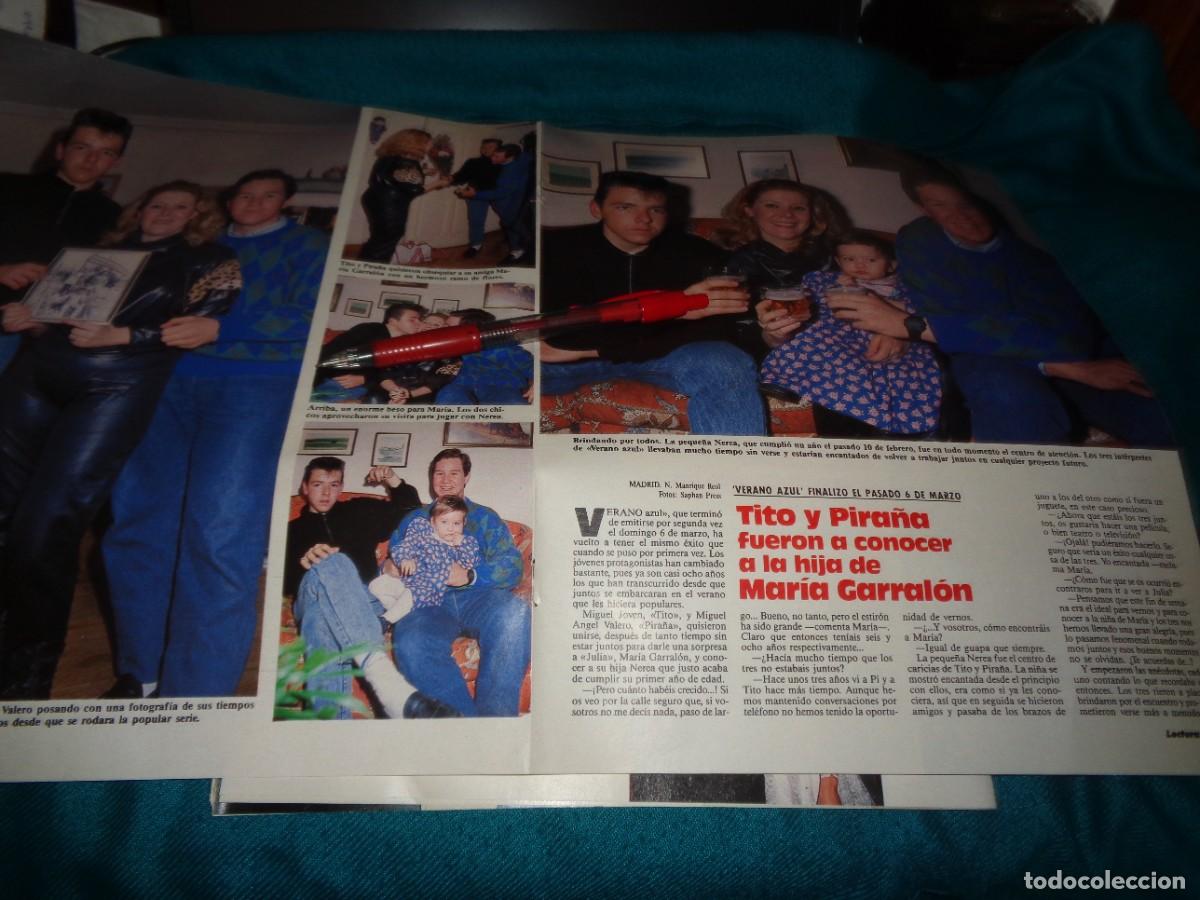 Coleccionismo de revistas: RECORTE : TITO Y EL PIRA&Ntilde;A, CONOCEN AL HIJO DE MARIA GARRALON. LECTURAS, MARZO 1988