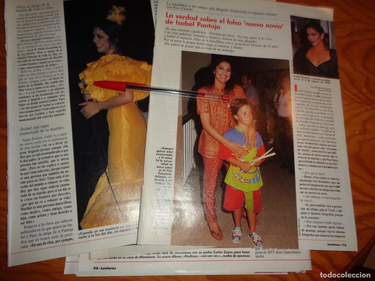 Coleccionismo de revistas: RECORTE : LA VERDAD SOBRE EL FALSO NOVIO DE ISABEL PANTOJA. LECTURAS, AGTO 1990