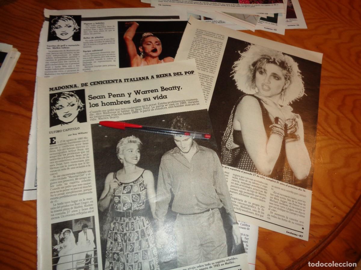 Coleccionismo de revistas: RECORTE : MADONNA, LA CENICIENTA ITALIANA. LECTURAS, AGTO 1990