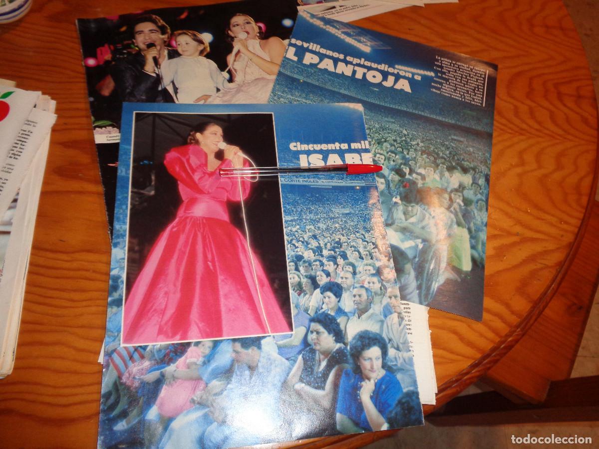 Coleccionismo de revistas: RECORTE : 50.000 SEVILLANOS APLAUDEN A ISABEL PANTOJA. LECTURAS, JUNIO 1986