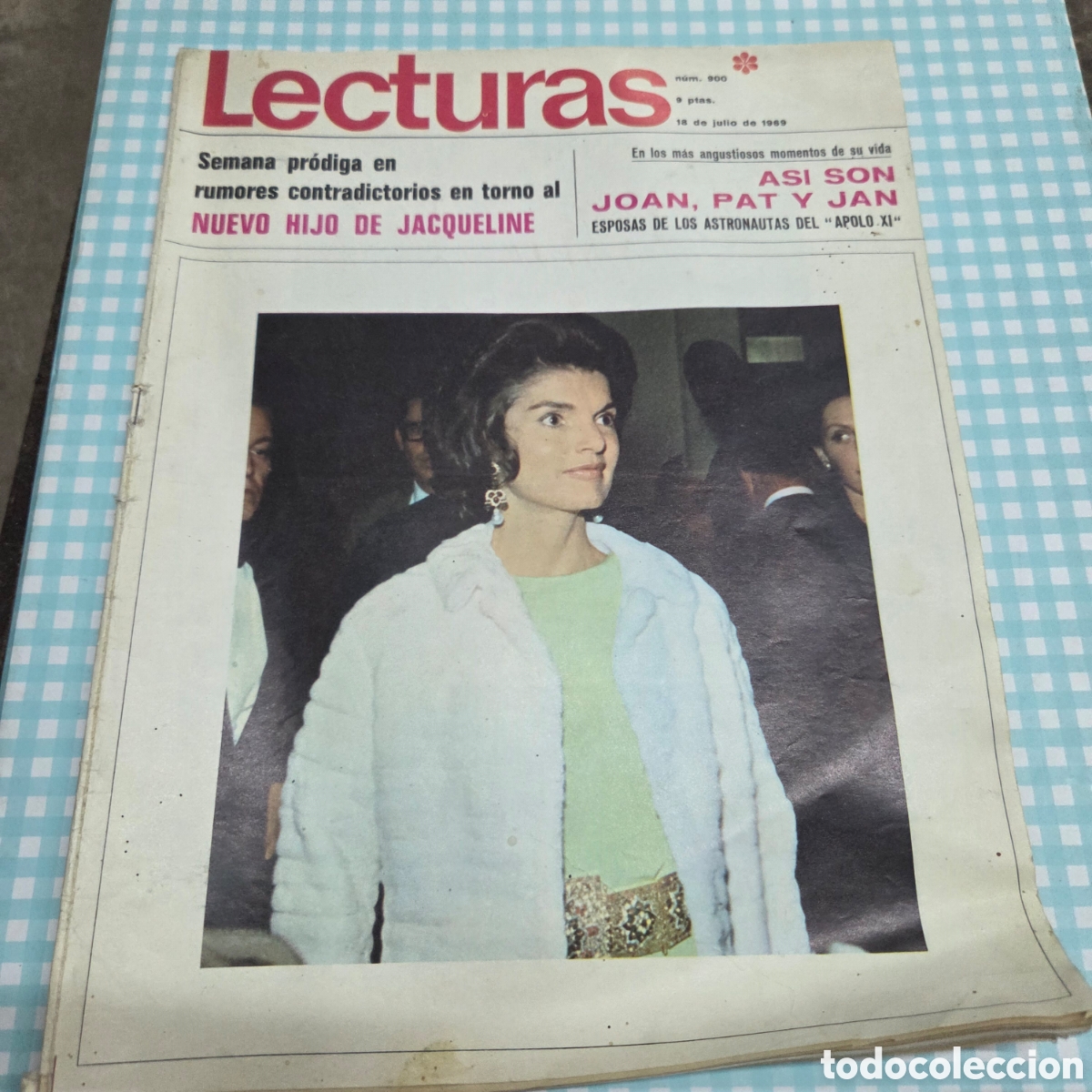 Coleccionismo de revistas: REVISTA LECTURAS 18 DE JULIO 1969 N&deg;900-NUEVO HIJO DE JACQUELINE