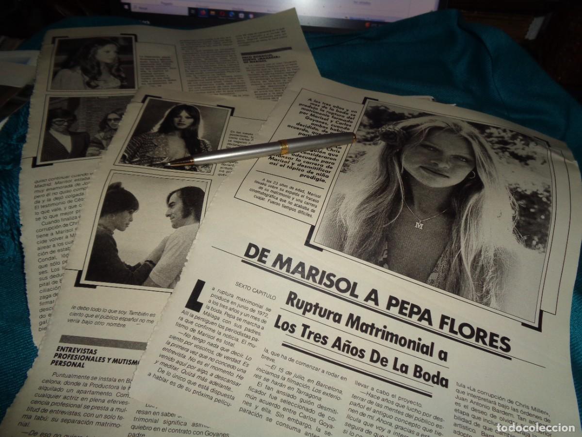 Coleccionismo de revistas: RECORTE : DE MARISOL A PEPA FLORES. CAP. 6&ordm;. LECTURAS, MARZO 1988