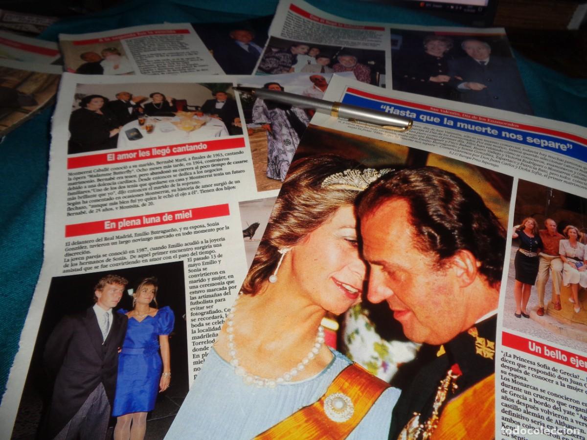 Coleccionismo de revistas: RECORTE : HASTA QUE LA MUERTE NOS SEPARE : SARA MONTIEL, MONTSERRAT CABALLE. DIEZ MINUTOS, FBRO 1992