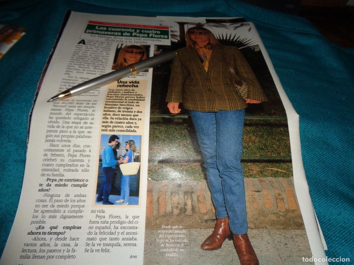 Coleccionismo de revistas: RECORTE : LAS 44 PRIMAVERAS DE MARISOL. DIEZ MINUTOS, FBRO 1992