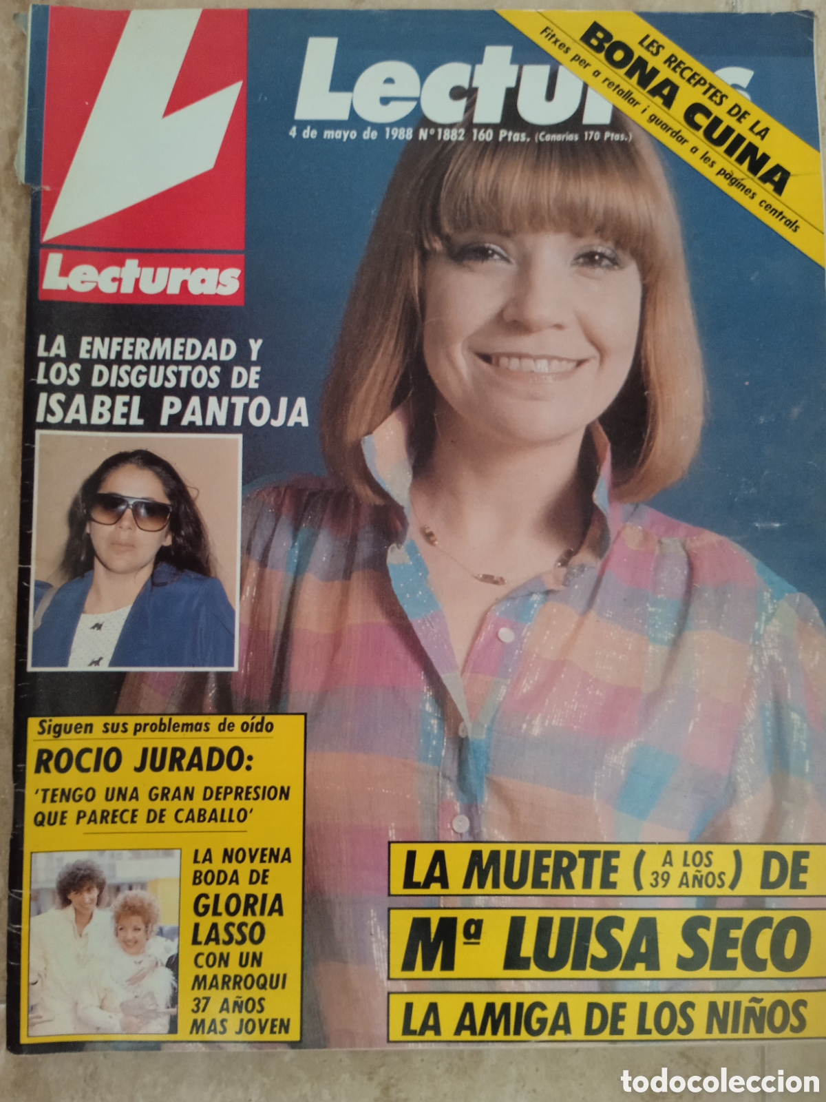 Coleccionismo de revistas: Revista Lecturas n&deg; 1882 Mar&iacute;a Luisa Seco Duncan Dhu Coleccionable De Marisol a Pepa Flores Eva Nasa