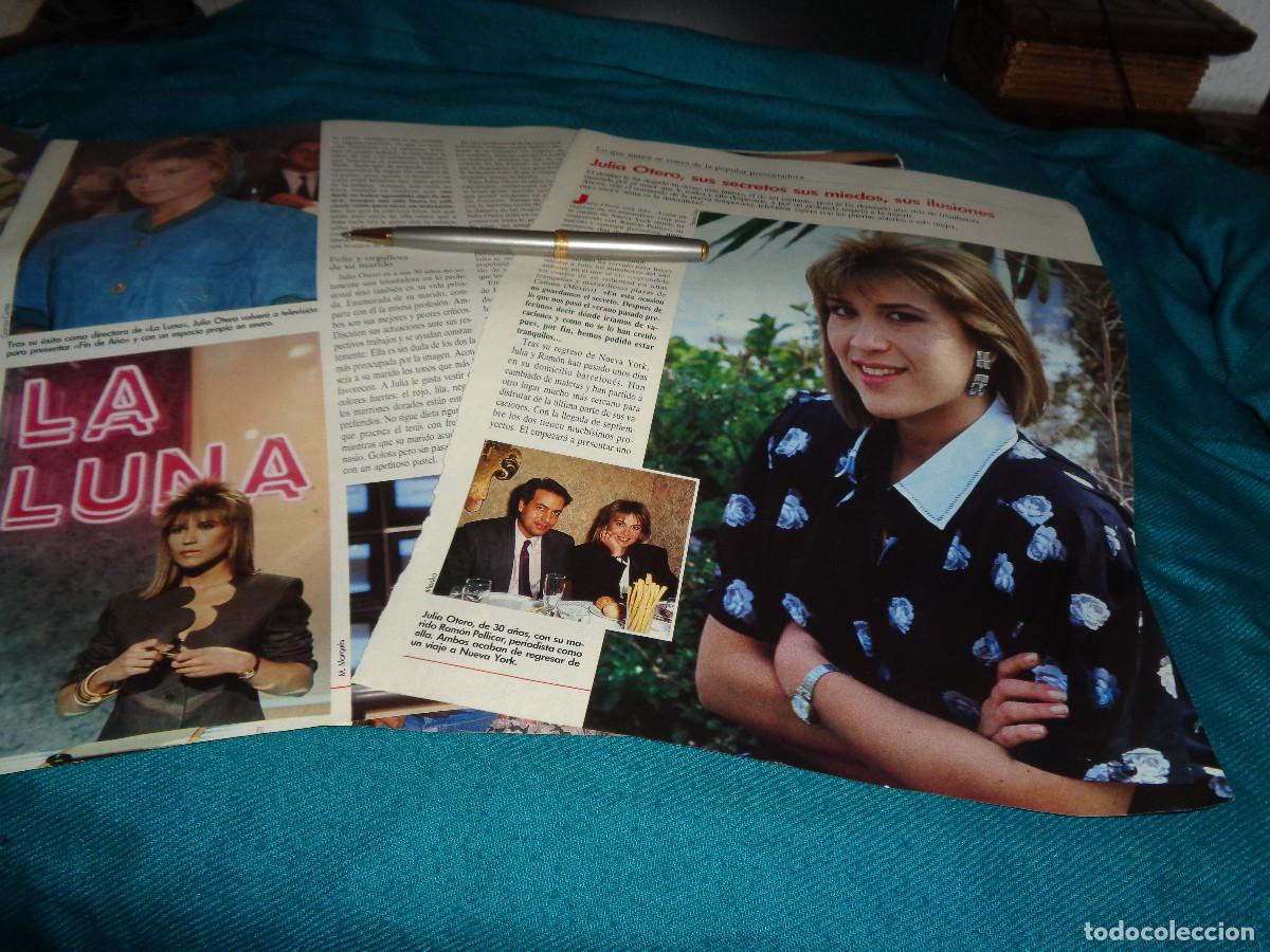 Coleccionismo de revistas: RECORTE : JULIA OTERO, SUS SECRETOS, MIEDOS E ILUSIONES. LECTURAS, SEPTBR 1990
