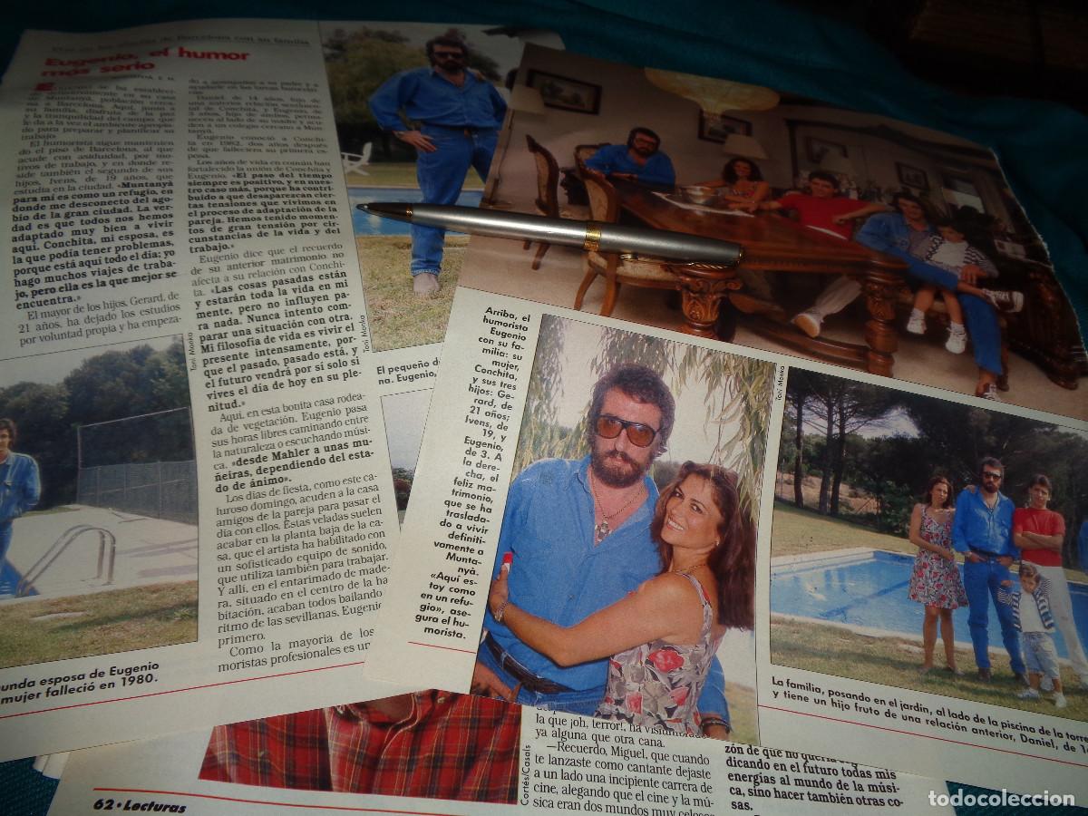Coleccionismo de revistas: RECORTE : EUGENIO, EL HUMOR MAS SERIO. LECTURAS, SEPTBR 1990