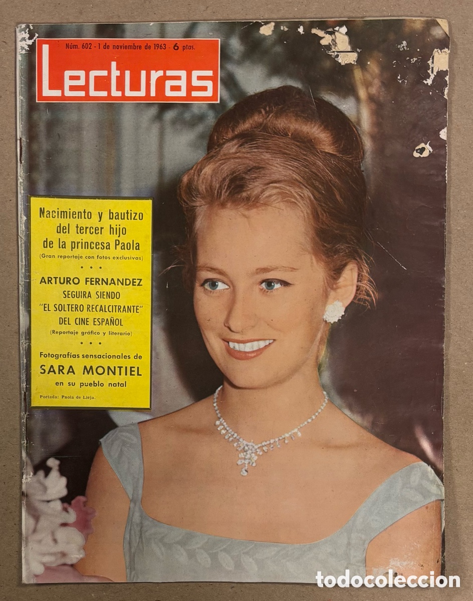 Coleccionismo de revistas: LECTURAS N&deg; 602 (1963). ARTURO FERN&Aacute;NDEZ, SARA MONTIEL, V&Iacute;CTOR MANUEL, MARISOL RUMBO A RIO,&hellip;