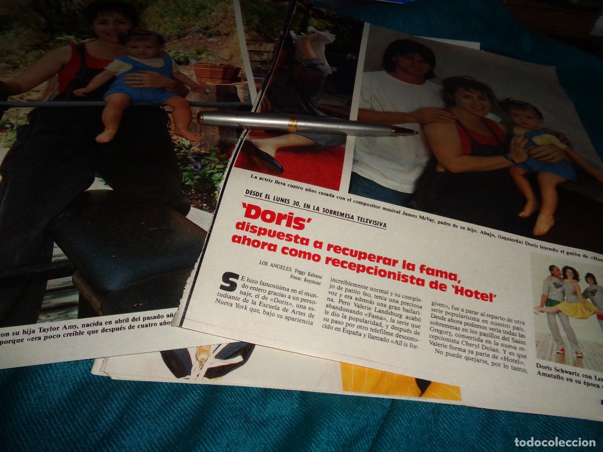 Coleccionismo de revistas: RECORTE : DORIS, DE LA SERIE &rdquo; FAMA&rdquo;. LECTURAS, JUNIO 1988