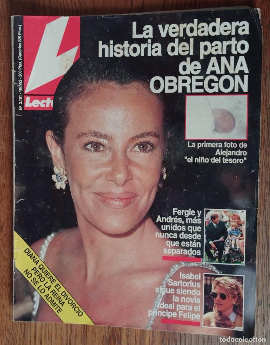 Coleccionismo de revistas: LECTURAS 1992 ANA OBREGON, ROCIO, BRIGITTE BARDOT, MARTA SANCHEZ, DIANA, JUDIT MASCO, JULIA OTERO