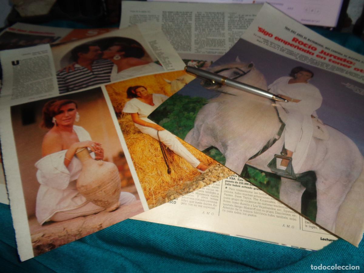 Coleccionismo de revistas: RECORTE : ROCIO JURADO, QUIERE TENER OTRO HIJO. LECTURAS, OCTBRE 1986