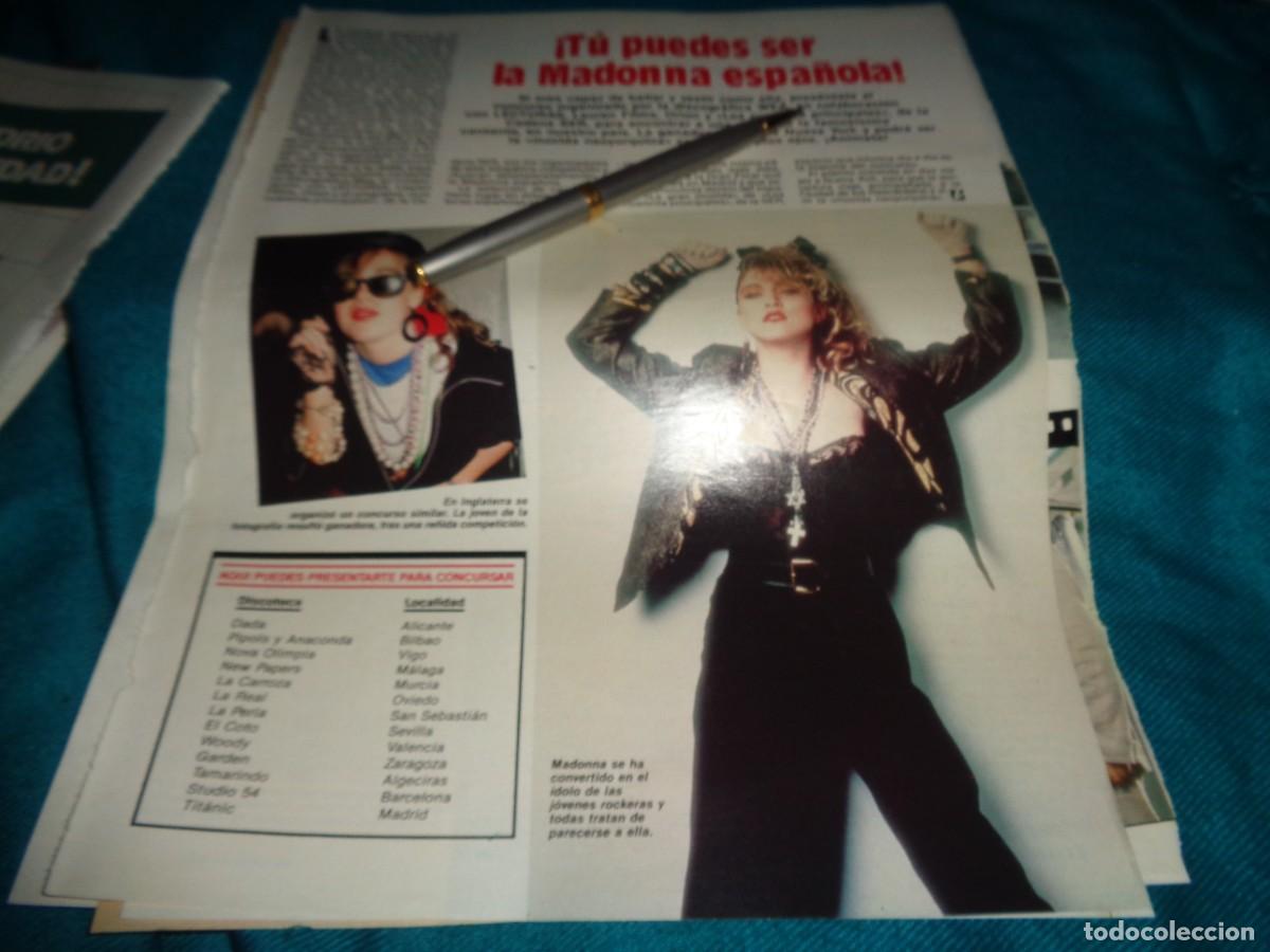 Coleccionismo de revistas: RECORTE : TU PUEDES SER LA MADONNA ESPA&Ntilde;OLA. LECTURAS, OCTBRE 1985