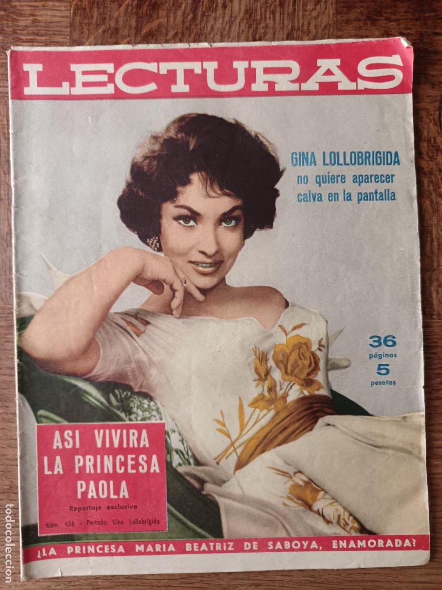 Collectionnisme de Magazines: LECTURAS 456 de 1959 GINA LOLLOBRIGIDA, CANTINFLAS, GINGER ROGERS, MARLON BRANDO, CINE SAN SEBASTIAN