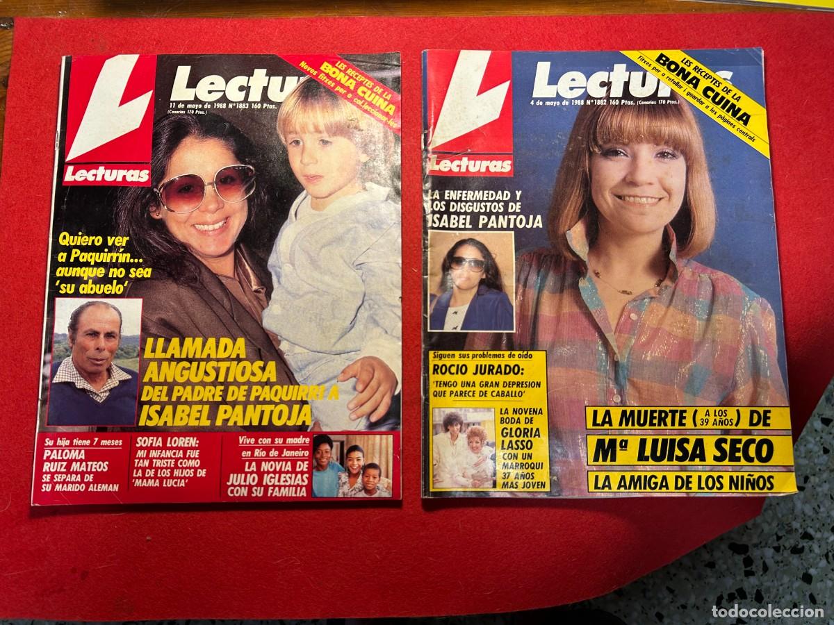 Coleccionismo de revistas: Lecturas revista n&ordm; 1982-1983-Isabel Pantoja-Luisa Seco-Sofia Loren-Julio Iglesias-Tino Casal 1988
