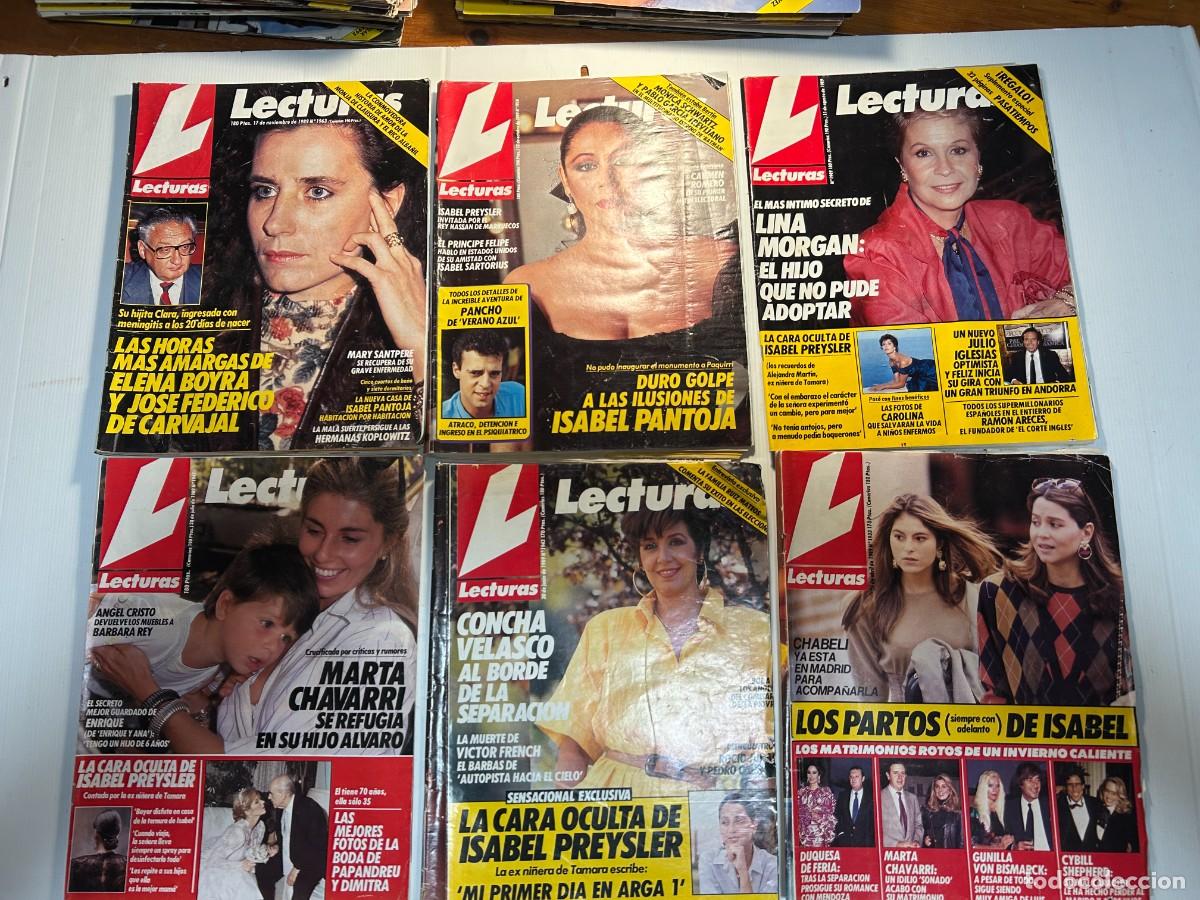 Coleccionismo de revistas: Lecturas de 1989-Concha Velasco-Sabrina-Camilo Sesto-MichaelJackson-Lina Morgan-Pantoja-Rocio