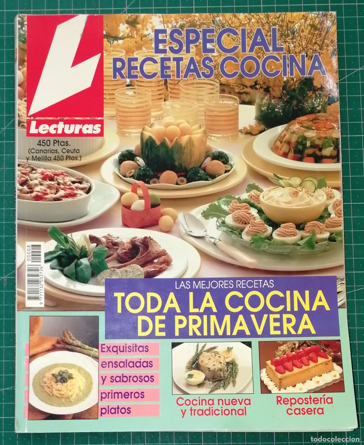 Coleccionismo de revistas: REVISTA LECTURAS. ESPECIAL RECETAS COCINA N&ordm; 8. - Hymsa