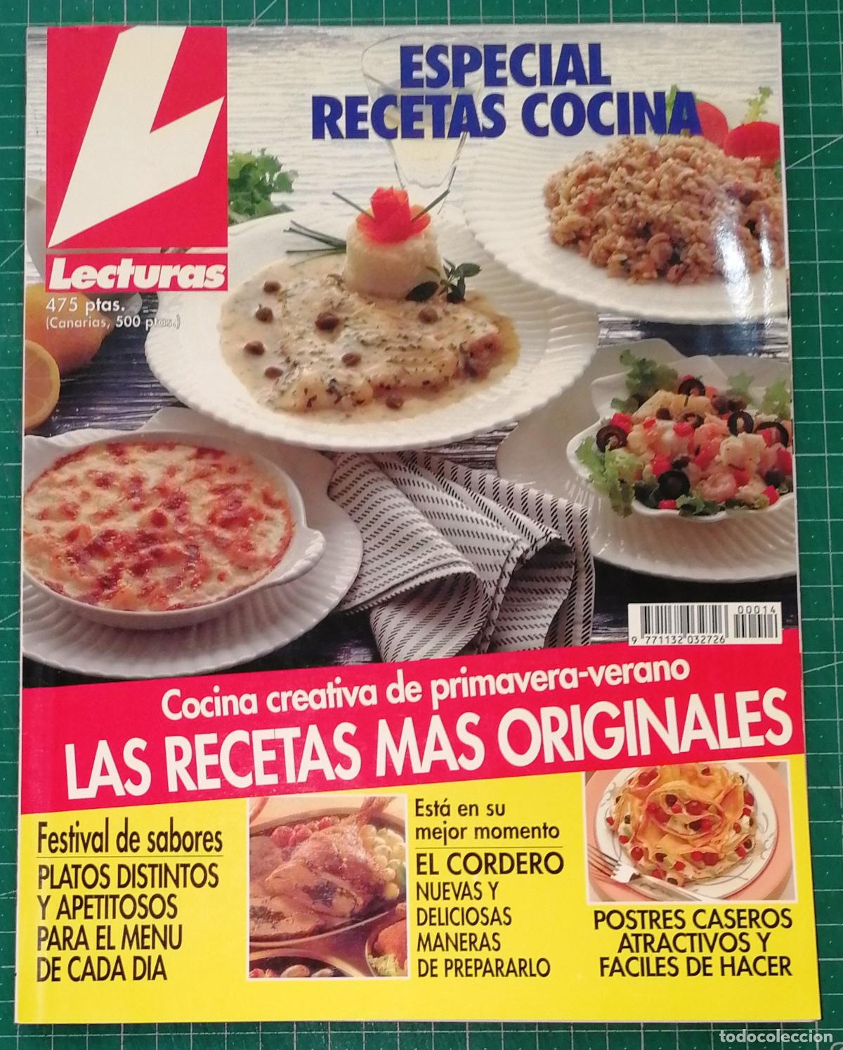 Coleccionismo de revistas: REVISTA LECTURAS. ESPECIAL RECETAS COCINA N&ordm; 14. - Hymsa