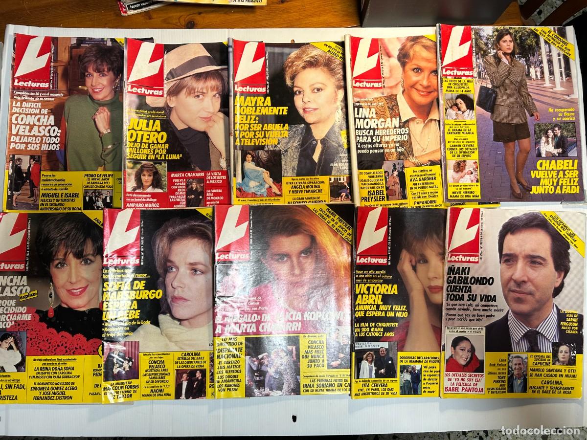 Coleccionismo de revistas: Lecturas revista de 1990-Concha Velasco-Lina Morgan-Julia Otero-I&ntilde;aki-Koplowitz-Mayra-venta unidad