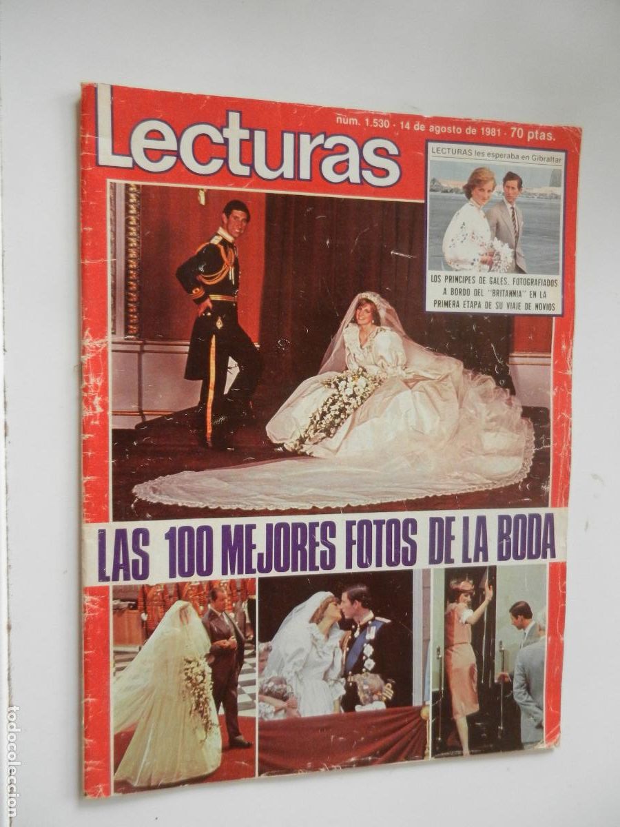 Coleccionismo de revistas: LECTURAS REVISTA N&ordm; 1530 - 14-08-1981- BODA PRINCIPES DE GALES - ANUNCIO BARBIE PRINCESA