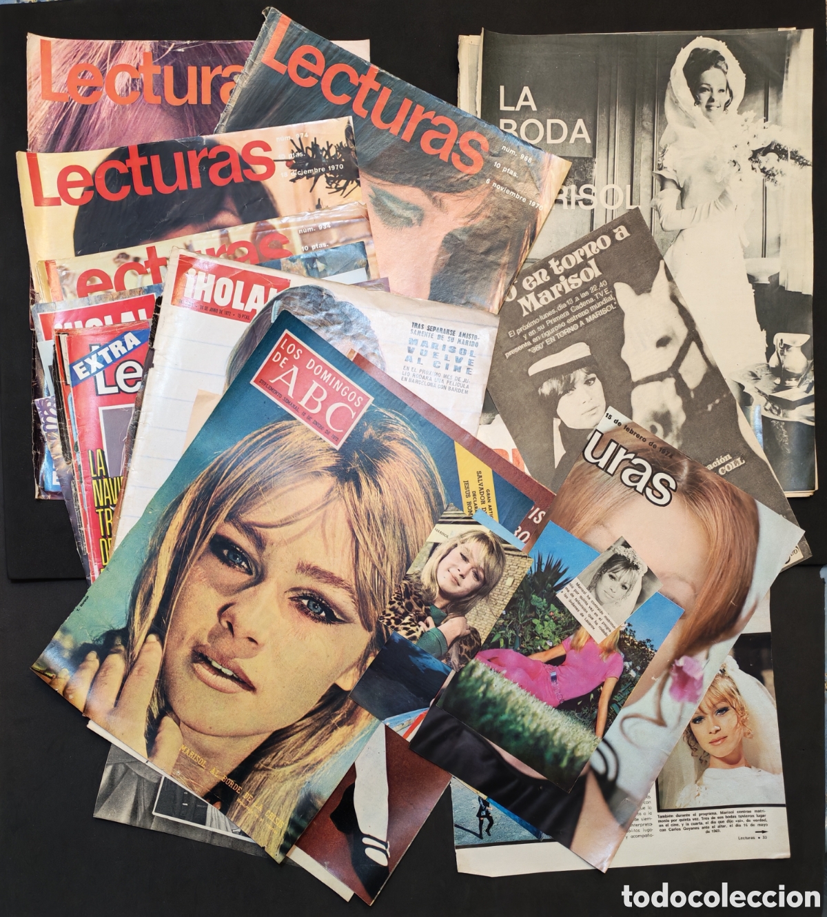 Colecionismo de Revistas: Marisol, Pepa Flores. Gran lote de recortes de prensa / revistas