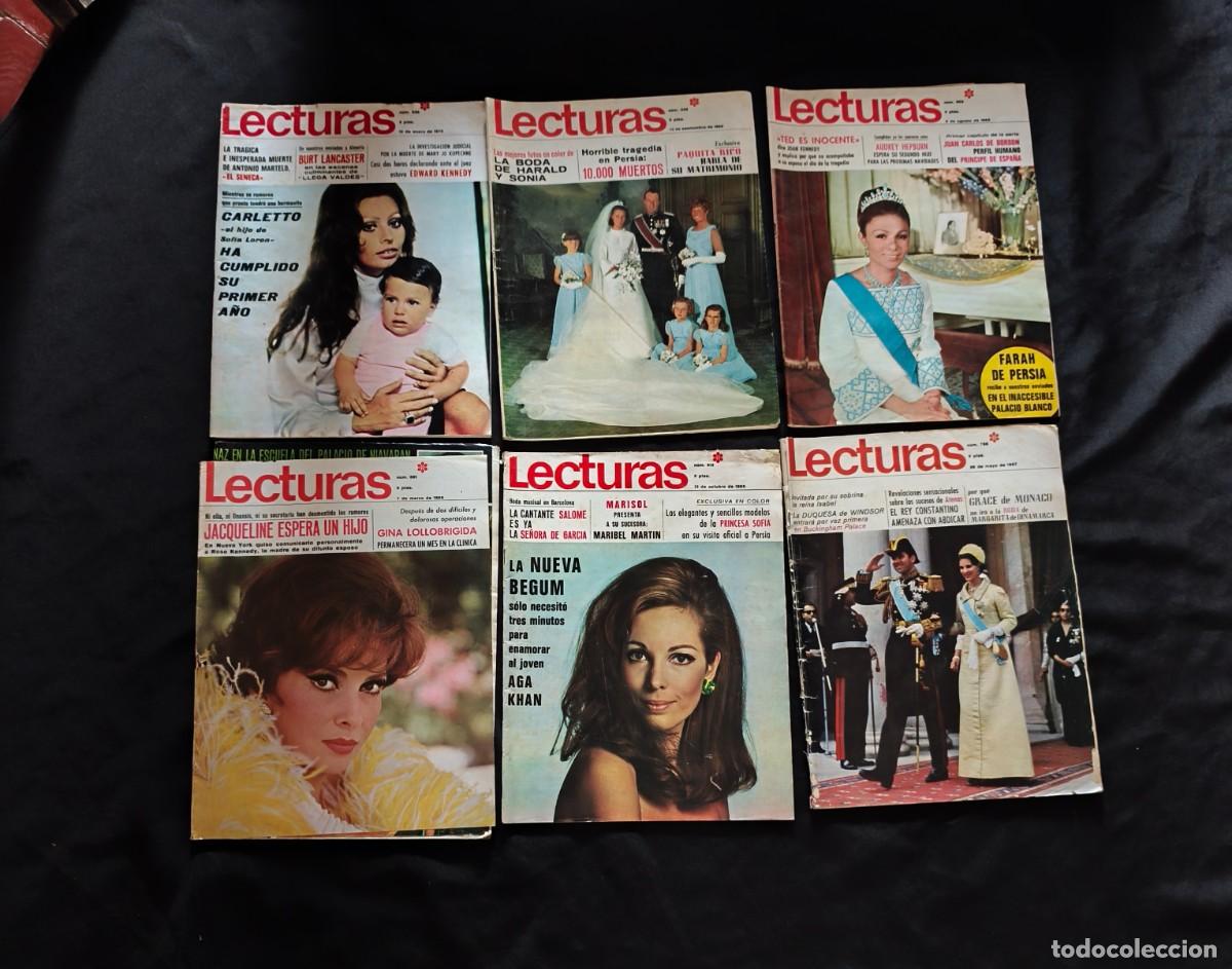 Coleccionismo de revistas: Lote 12 revistas lecturas a&ntilde;os 60