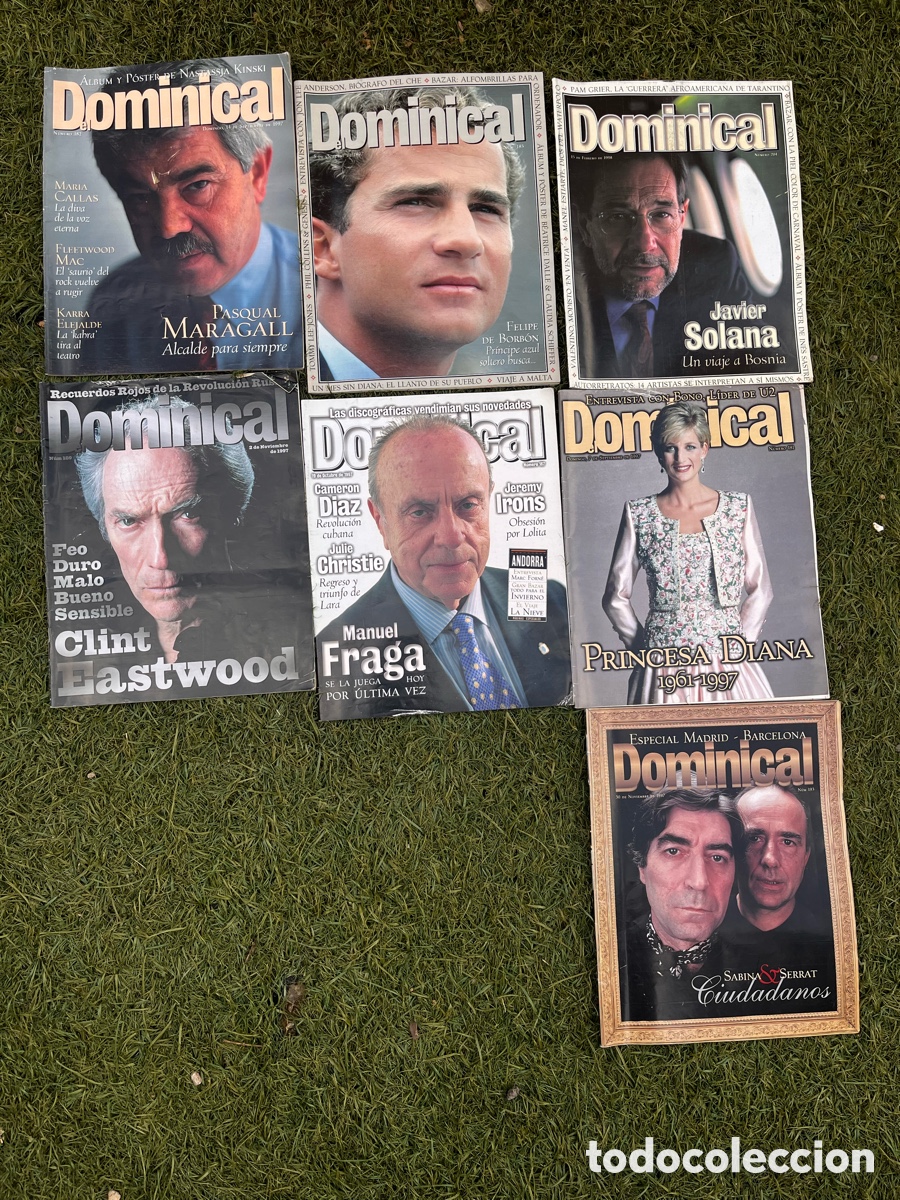 Coleccionismo de revistas: Lote 7 Revistas Dominical El Peri&oacute;dico (1997) - Especial Coleccionistas