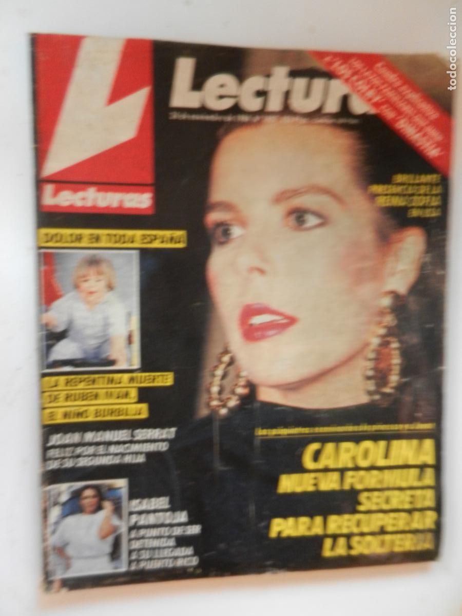 Coleccionismo de revistas: LECTURAS REVISTA N&ordm; 1807 11-1986 - ISABEL PANTOJA - CAROLINA - , CAMILO SESTO- LAPIQUE -