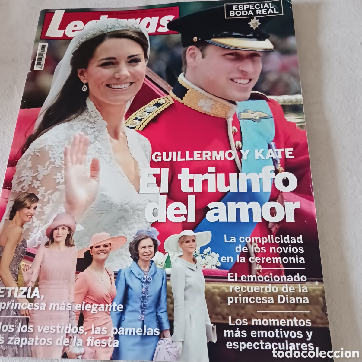 Coleccionismo de revistas: Lecturas num 3085 del 11 mayo 2011 Boda Real Guillermo y Kate