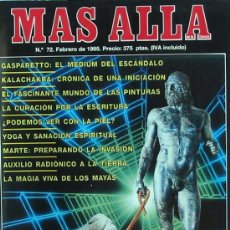 Coleccionismo de Revista Más Allá: REVISTA MÁS ALLÁ - Nº 72 - FEBRERO DE 1995 - VER PORTADA E ÍNDICE
