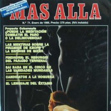 Coleccionismo de Revista Más Allá: REVISTA MÁS ALLÁ - Nº 71 - ENERO DE 1995 - VER PORTADA E ÍNDICE