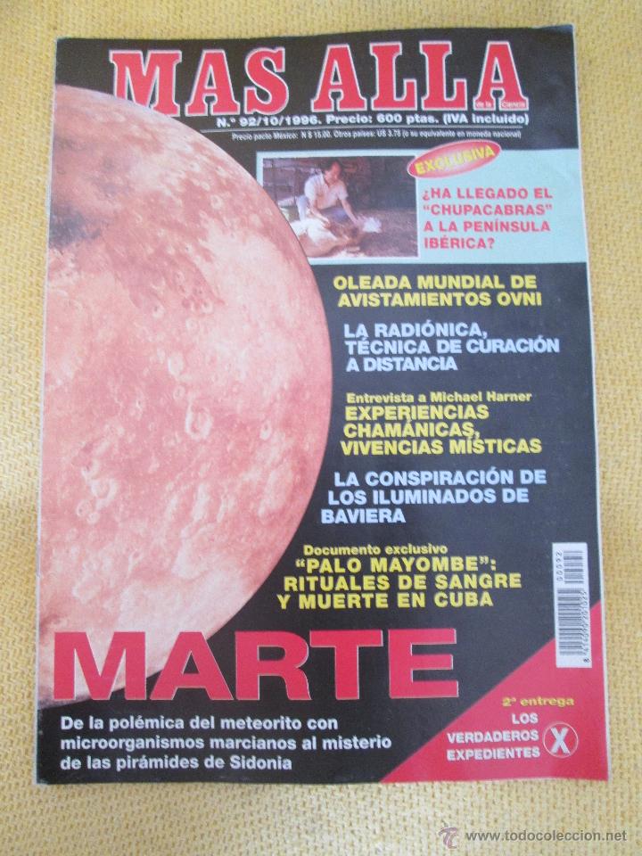 Coleccionismo de Revista Más Allá: REVISTA MAS ALLA Nº92 AÑO 1996 - Foto 1 - 45744660