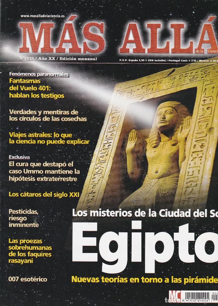 Coleccionismo de Revista Más Allá: REVISTA MÁS ALLÁ: EGIPTO. NUEVAS TEORIAS EN TORNO A LAS PIRAMIDES. - Foto 1 - 207309501