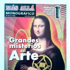 Coleccionismo de Revista Más Allá: GRANDES MISTERIOS DEL ARTE - MÁS ALLÁ, MONOGRÁFICO 40. 122 PG. ¡EN PERFECTO ESTADO!. Lote 304940153
