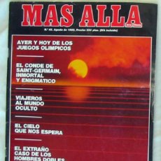 Coleccionismo de Revista Más Allá: REVISTA MÁS ALLÁ - Nº 42 - AGOSTO DE 1992 - VER PORTADA E ÍNDICE. Lote 322434178