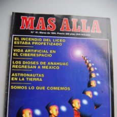 Coleccionismo de Revista Más Allá: MAS ALLÁ NUMERO 61 AÑO 1994 INCENDIO DEL LICEO-MAESTRO DEL LAMA OSEL-DIOSES DE ANAHUA