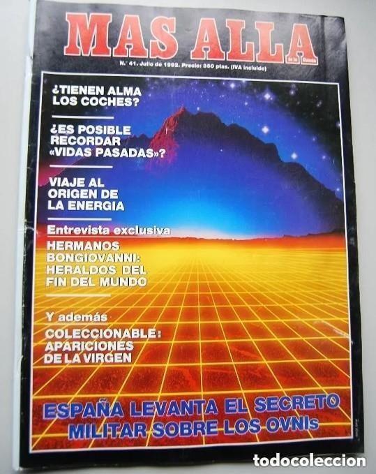 Sammeln von Zeitschriften M&aacute;s All&aacute;: MAS ALL&Aacute; NUMERO 41 A&Ntilde;O 1992 ESPA&Ntilde;A SECRETO MILITAR OVNIS-APARICIONES DE LA VIRGEN-HERMANOS BONGIOV