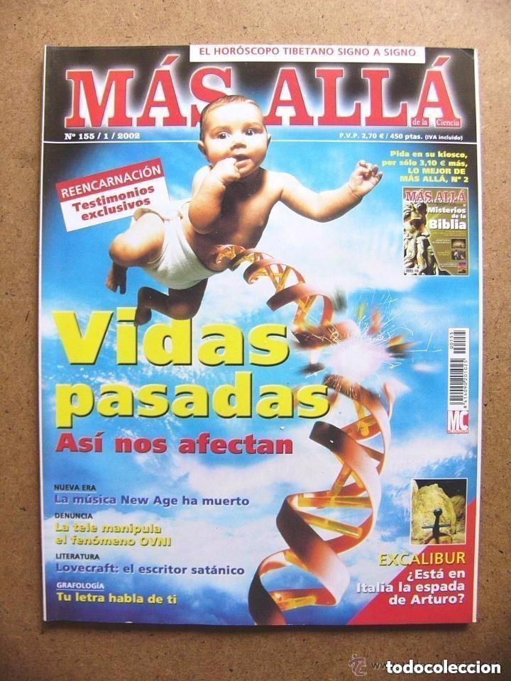 Coleccionismo de Revista M&aacute;s All&aacute;: MAS ALLA N 155 Reencarnacion Musica New Age Lovecraft Excalibur ovnis Horosco . Enero de 2002