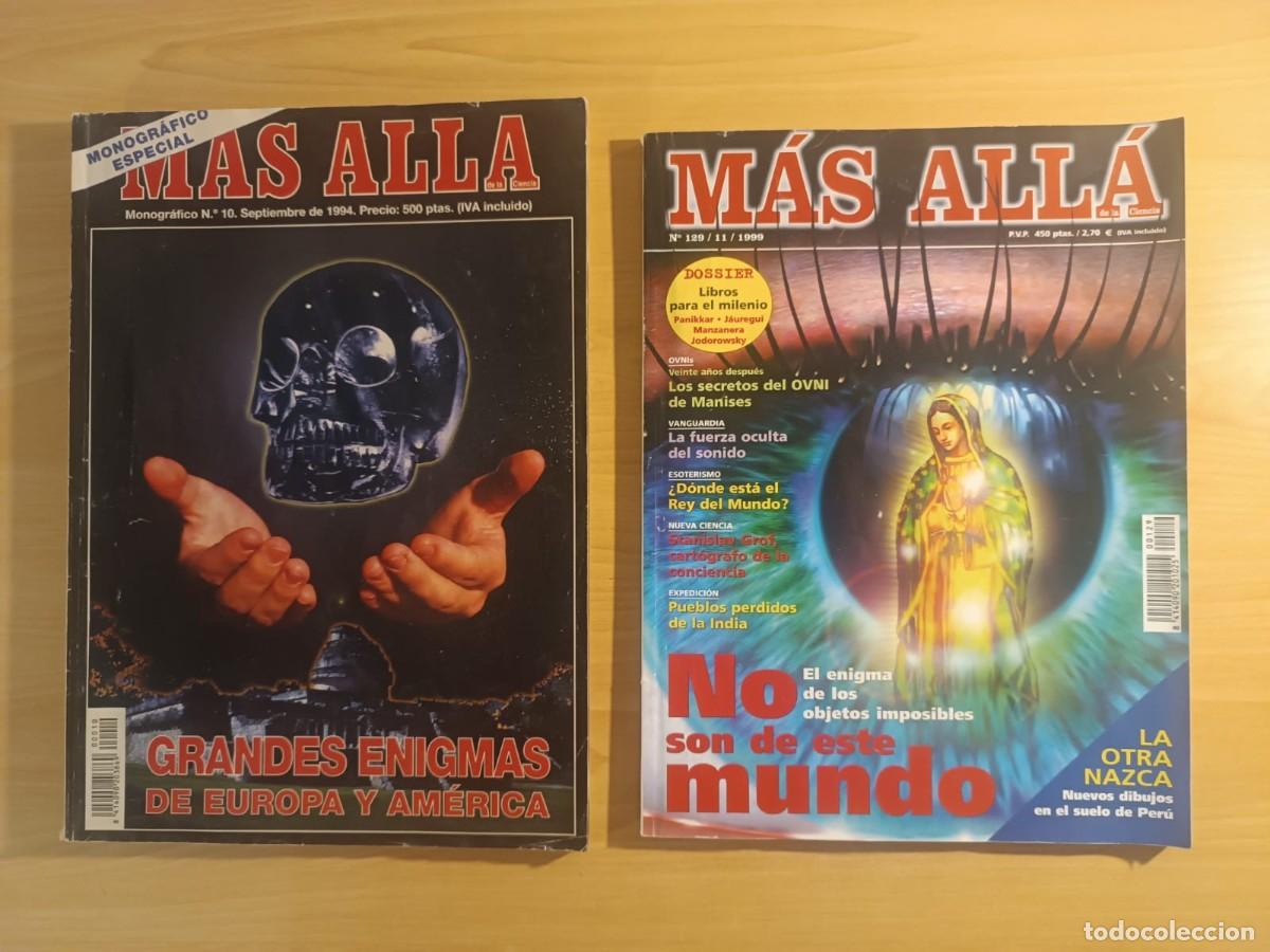 Coleccionismo de revista M&aacute;s All&aacute;: Lote 2 Revistas M&Aacute;S ALL&Aacute; - Cotizado MONOGR&Aacute;FICO N&ordm; 10 (Enigmas) + N&uacute;mero 129 (1999)