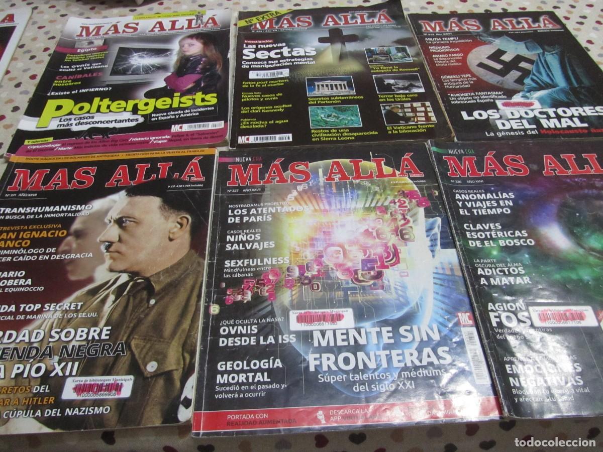 Coleccionismo de revista M&aacute;s All&aacute;: LOTE 7 REVISTAS M&Aacute;S ALLA, VIDA EN EL SISTEMA SOLAR,POLTERGEISTS,SECTAS,ALCACER,HOLOCAUSTO NAZI