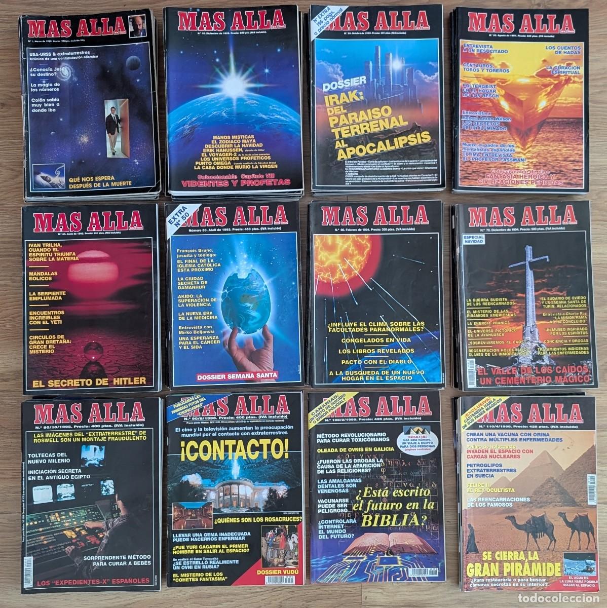 Sammeln von Zeitschriften M&aacute;s All&aacute;: Lote de 105 revistas de M&aacute;s All&aacute; (1989 a 1998) &iexcl;Solo venta en Madrid!